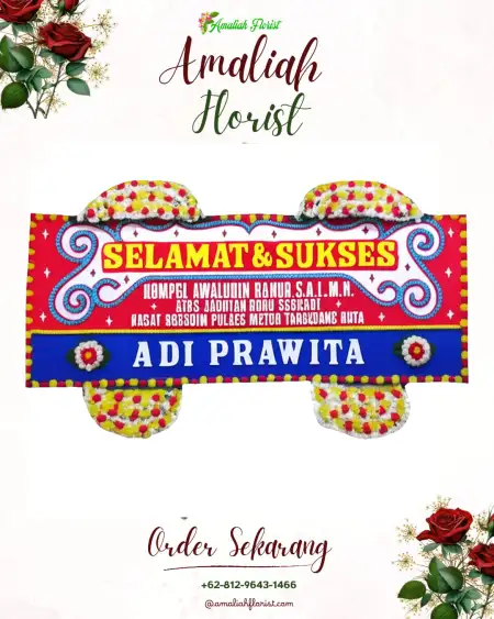 Papan Bunga Ucapan Selamat Lannyna